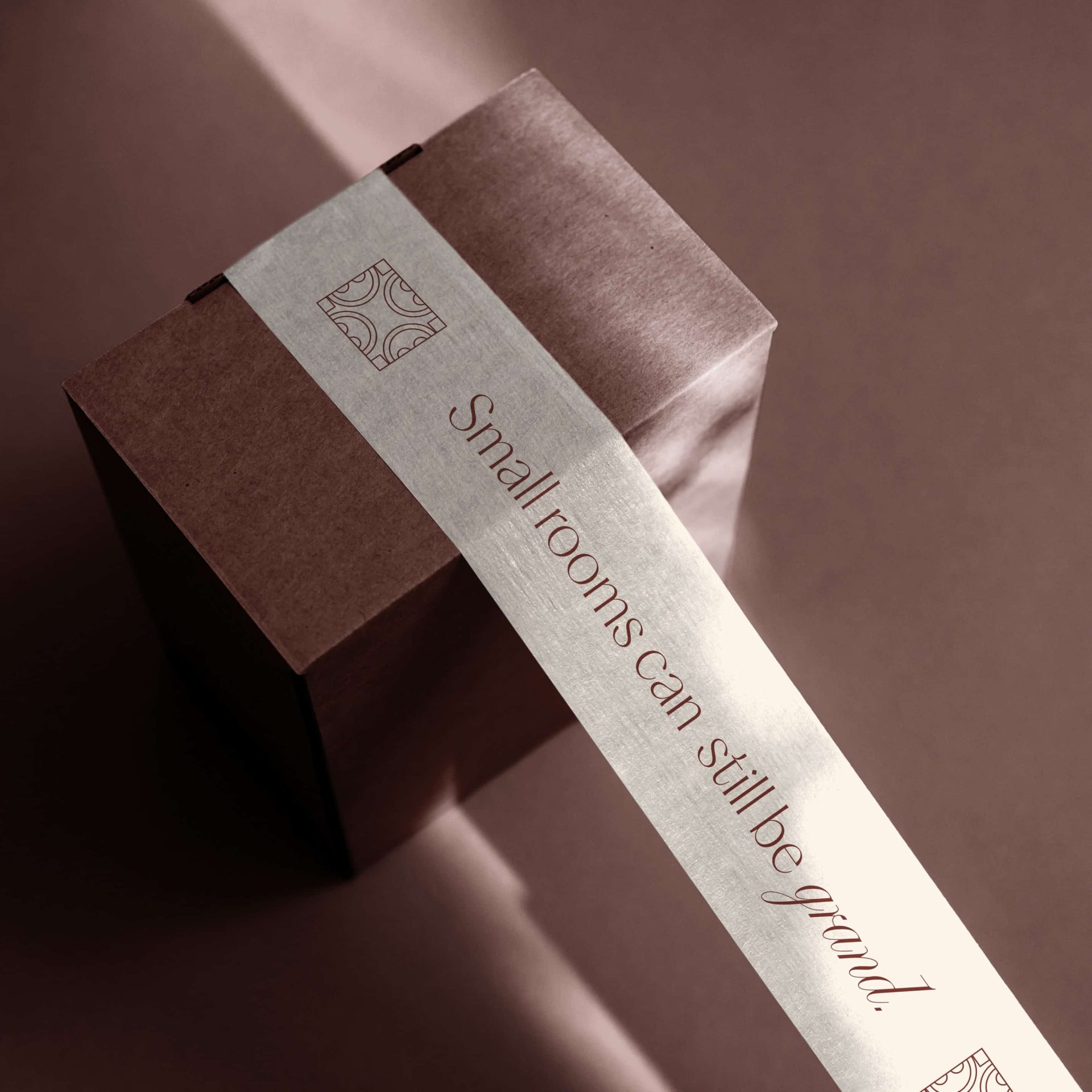 Luxury mailer packaging design for homewares brand by Votive Brands