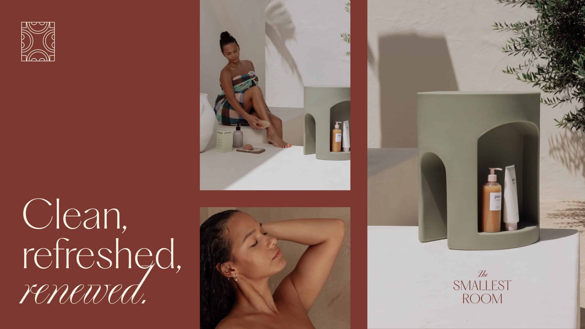 Strategic branding and graphic design for The Smallest Room by Votive Brands