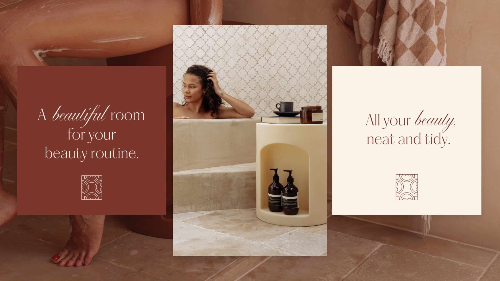 Social media graphic design and copywriting for luxury homewares brand by Votive Brands